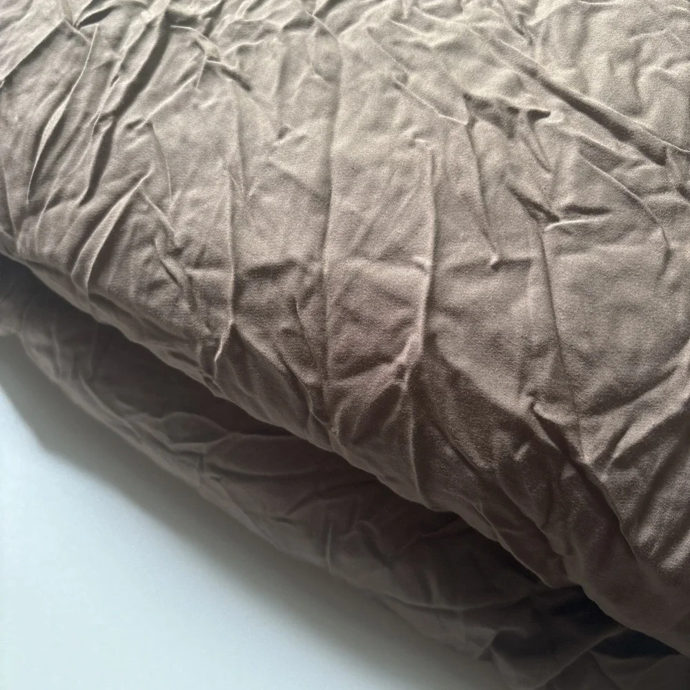 Quince Bamboo Sheet Set queen Walnut Cooling Viscose Top/Fitted Sheet Soft Luxur
